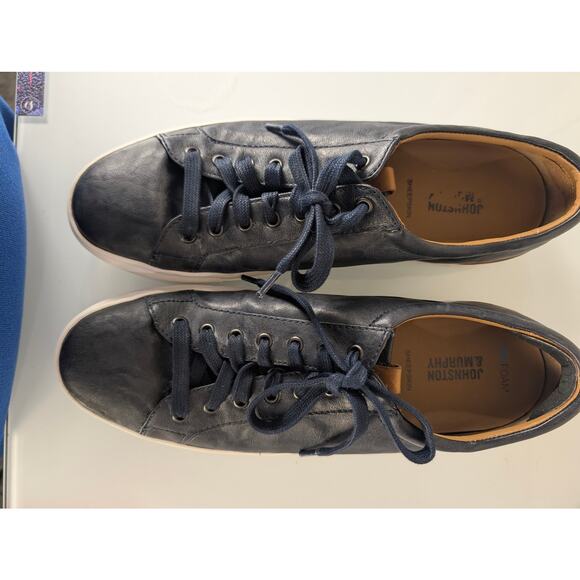 Johnston & Murphy Men's Banks Lace to Toe Shoe Leather Trufoam Footbed Size 12 - Picture 3 of 8